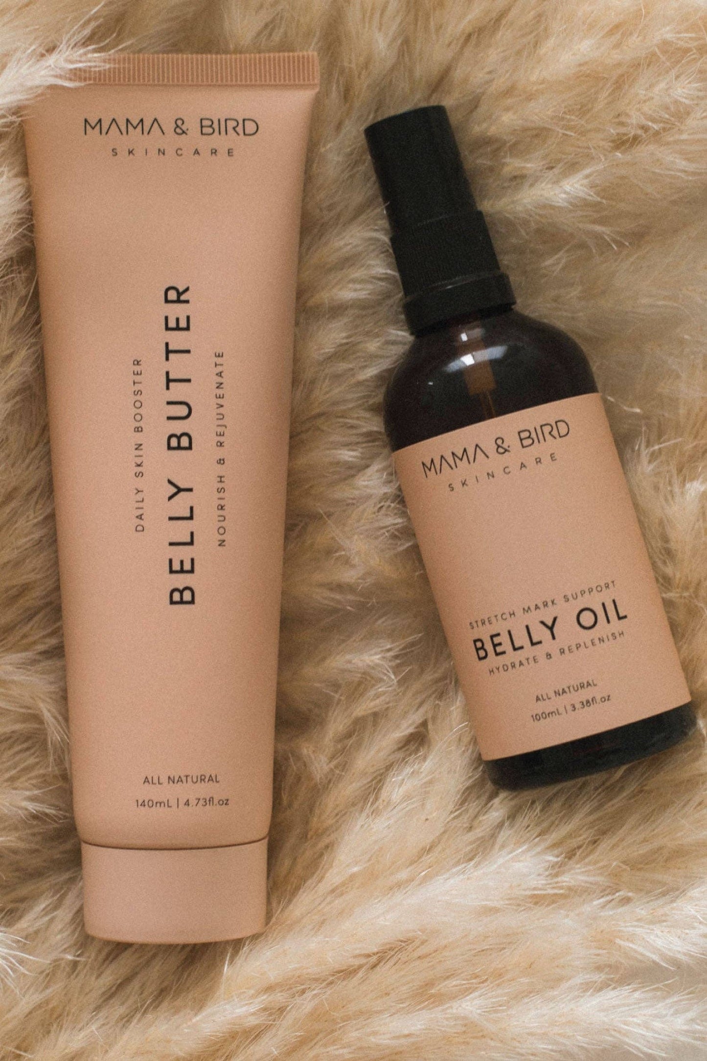 Mama & Bird Skincare Belly Duo Box Set