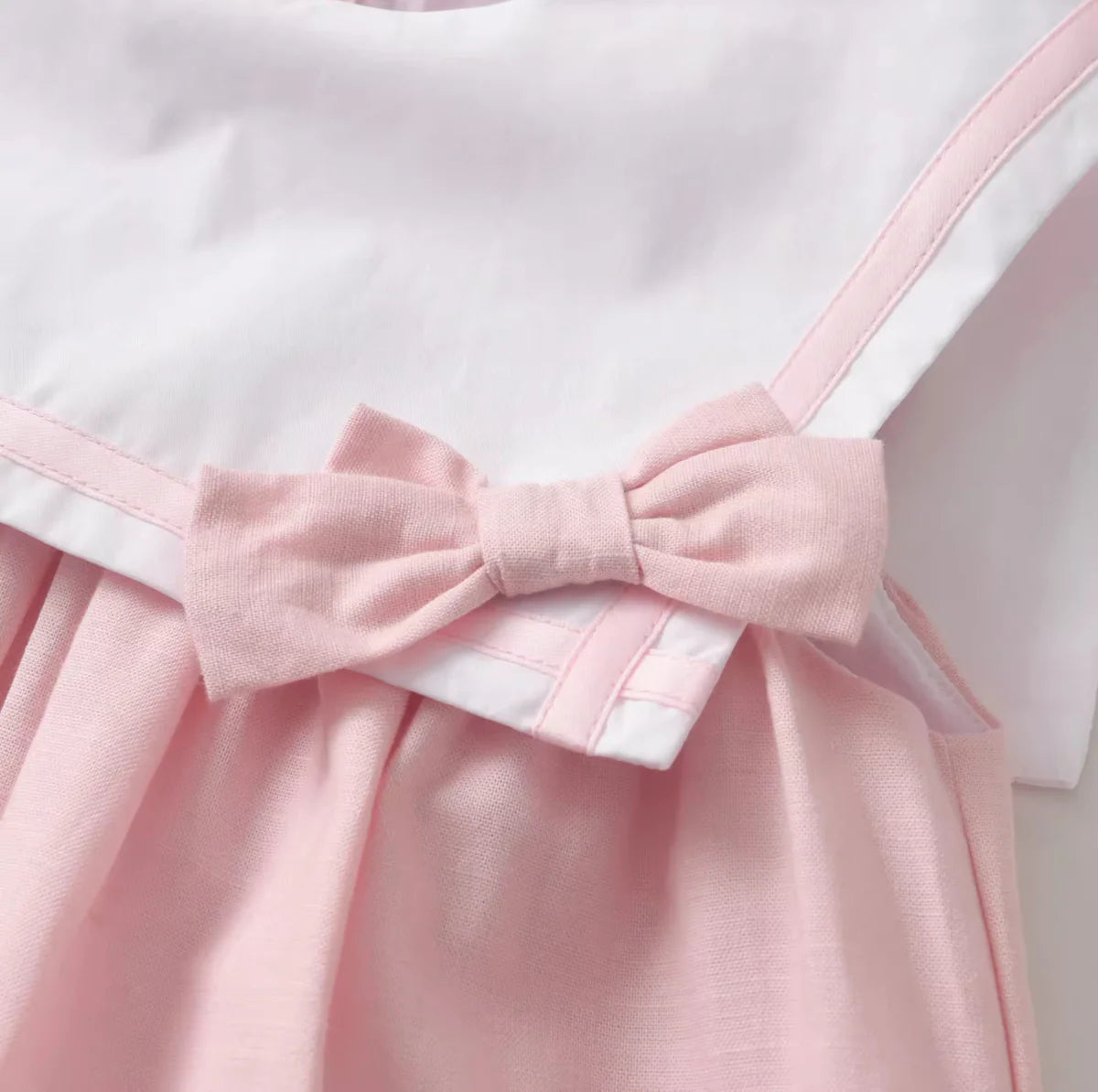 Mimi Miya Clara Linen Girls Dress | Dresses & Skirts | Bon Bon Tresor