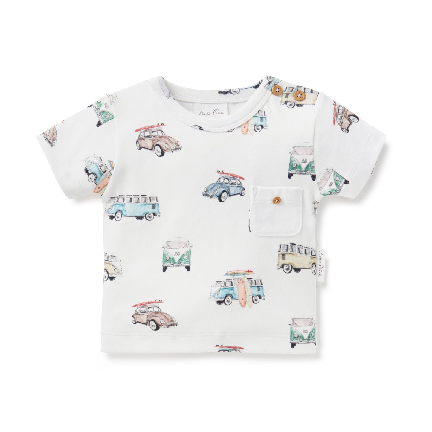 Aster and Oak Beach Life AOP Tee | Tops & T-Shirts | Bon Bon Tresor