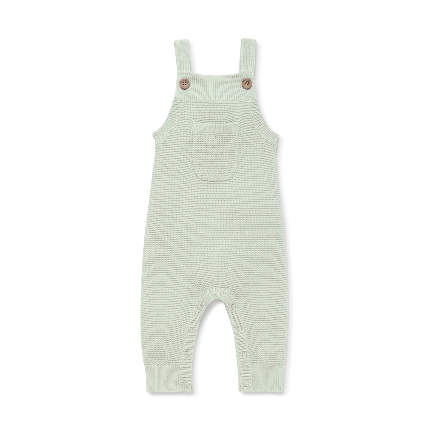 Aster and Oak Sage Knit Pocket Overalls | Rompers & Playsuits | Bon Bon Tresor