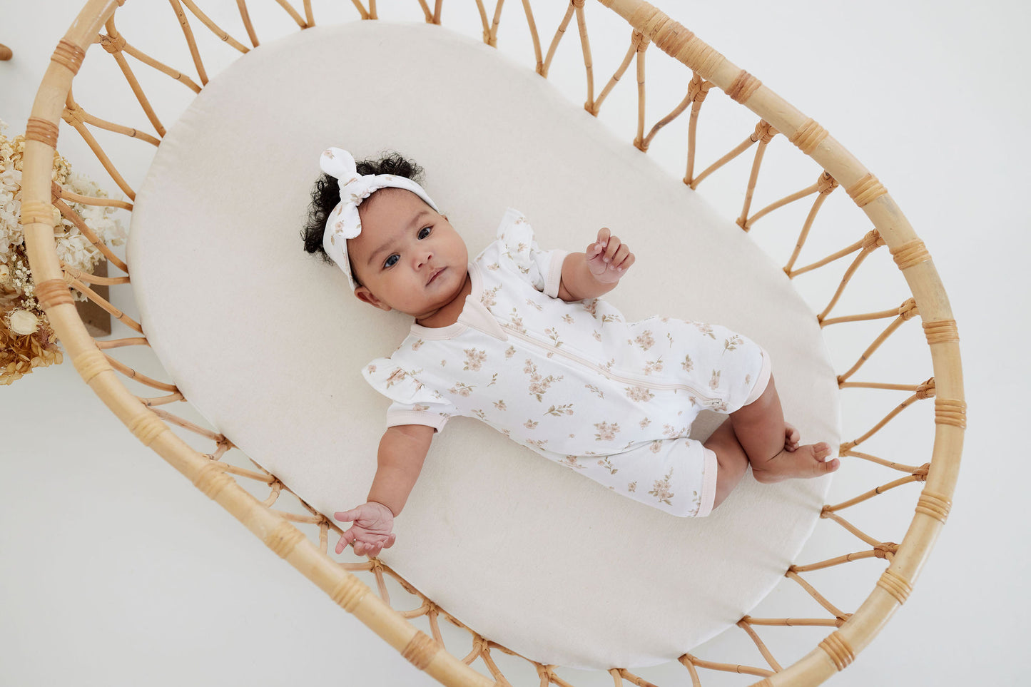 Aster and Oak Blossom Zip Romper | Rompers & Playsuits | Bon Bon Tresor