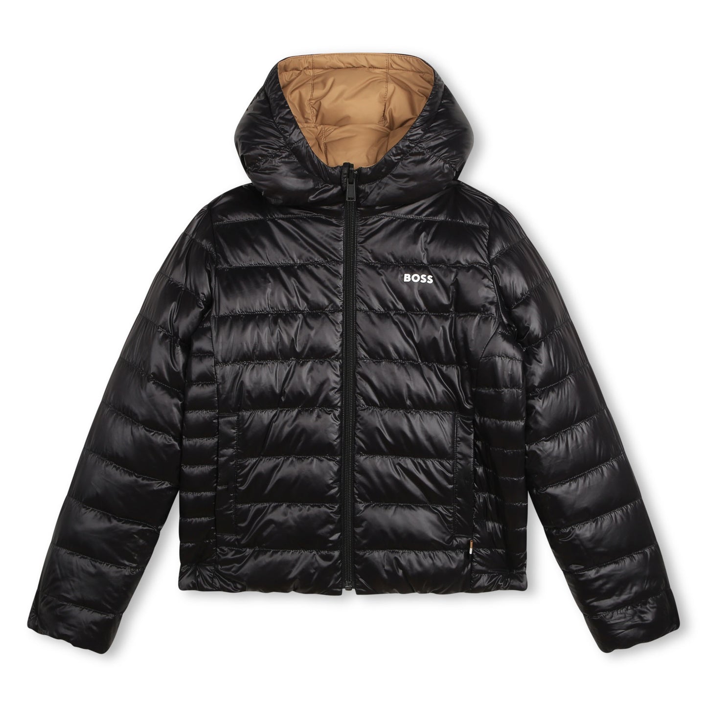 BOSS KIDSWEAR Boys Reversible Puffer Jacket | Coats & Jackets | Bon Bon Tresor
