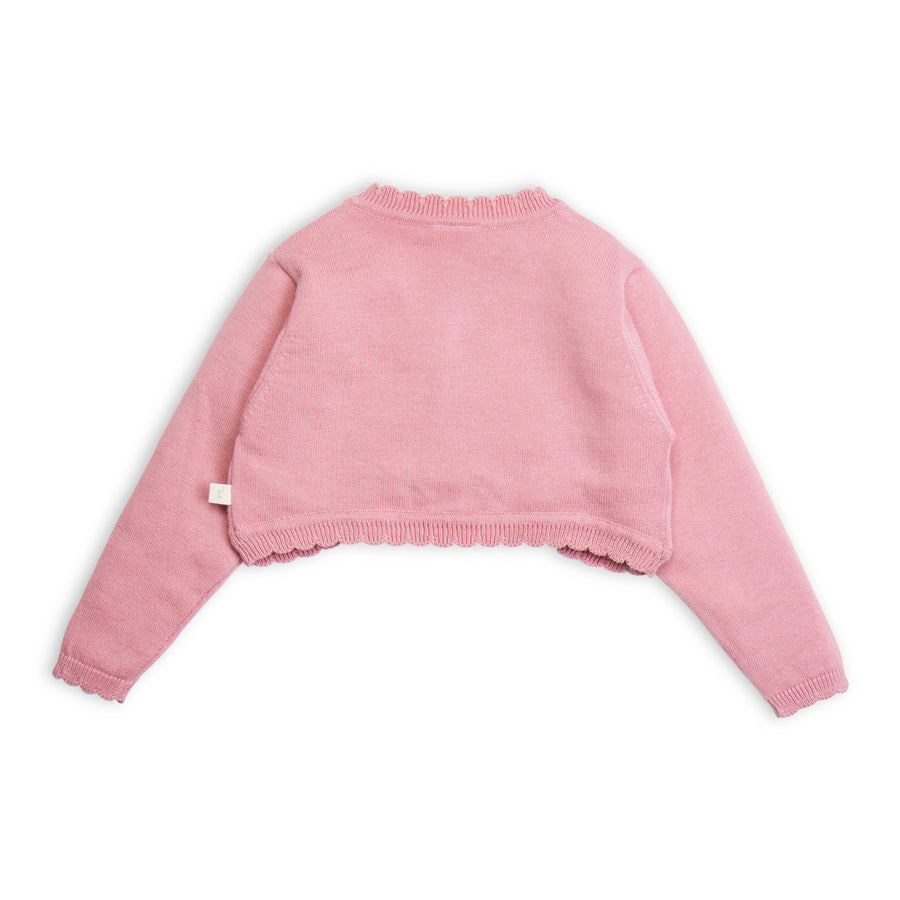 Tiny Twig Bolero Knitted - Rose | Sweaters & Knitwear | Bon Bon Tresor