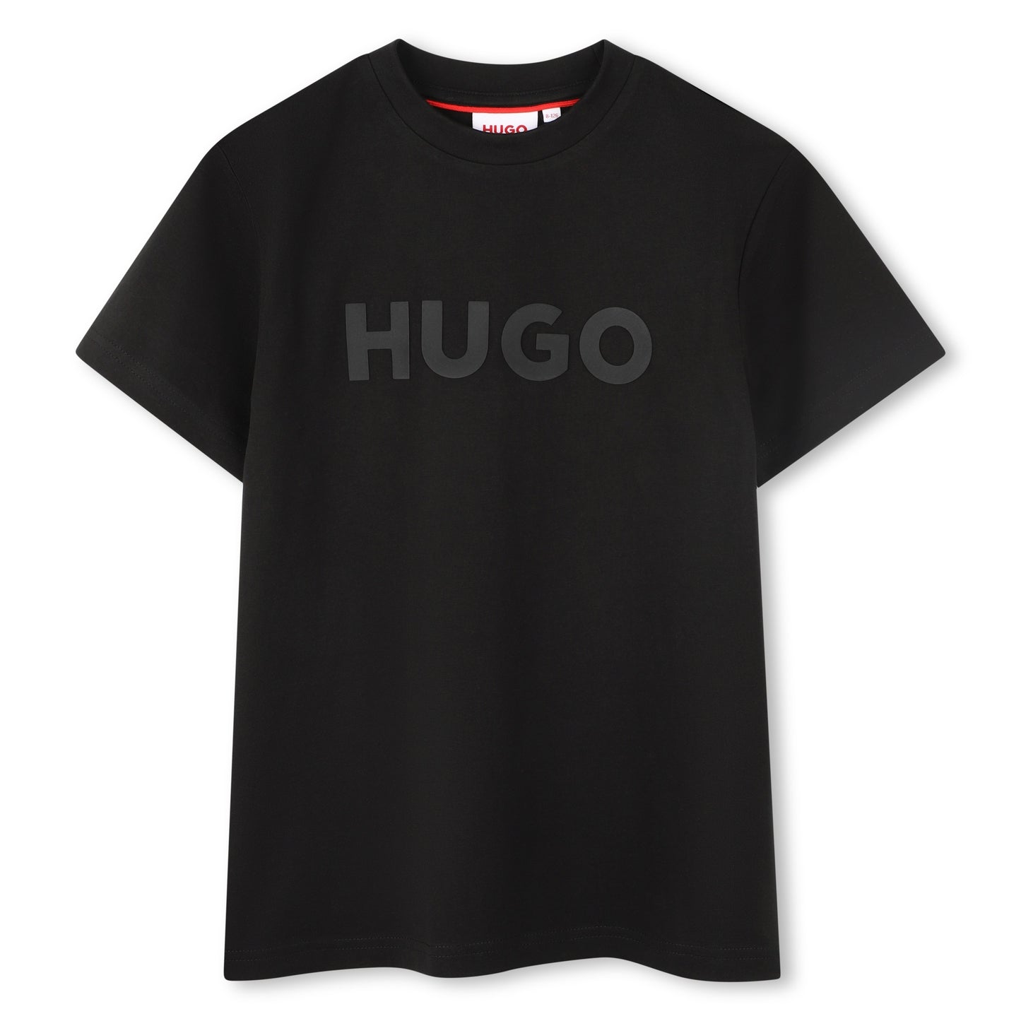 Hugo Kids Boys Short Sleeve Cotton T-Shirt - Black