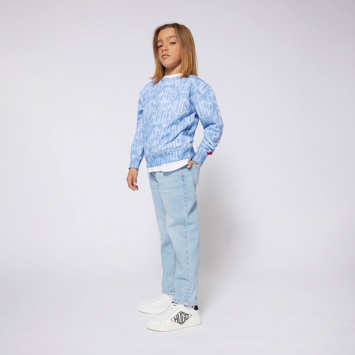 Hugo Kids Boys Loose Fit Denim Jeans