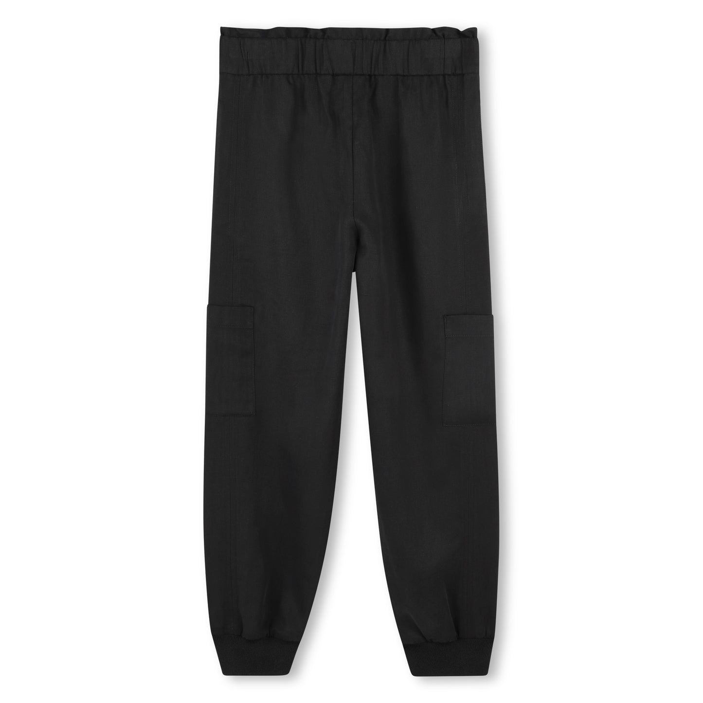 Hugo Kids Girls Black Loose Trousers With Pockets