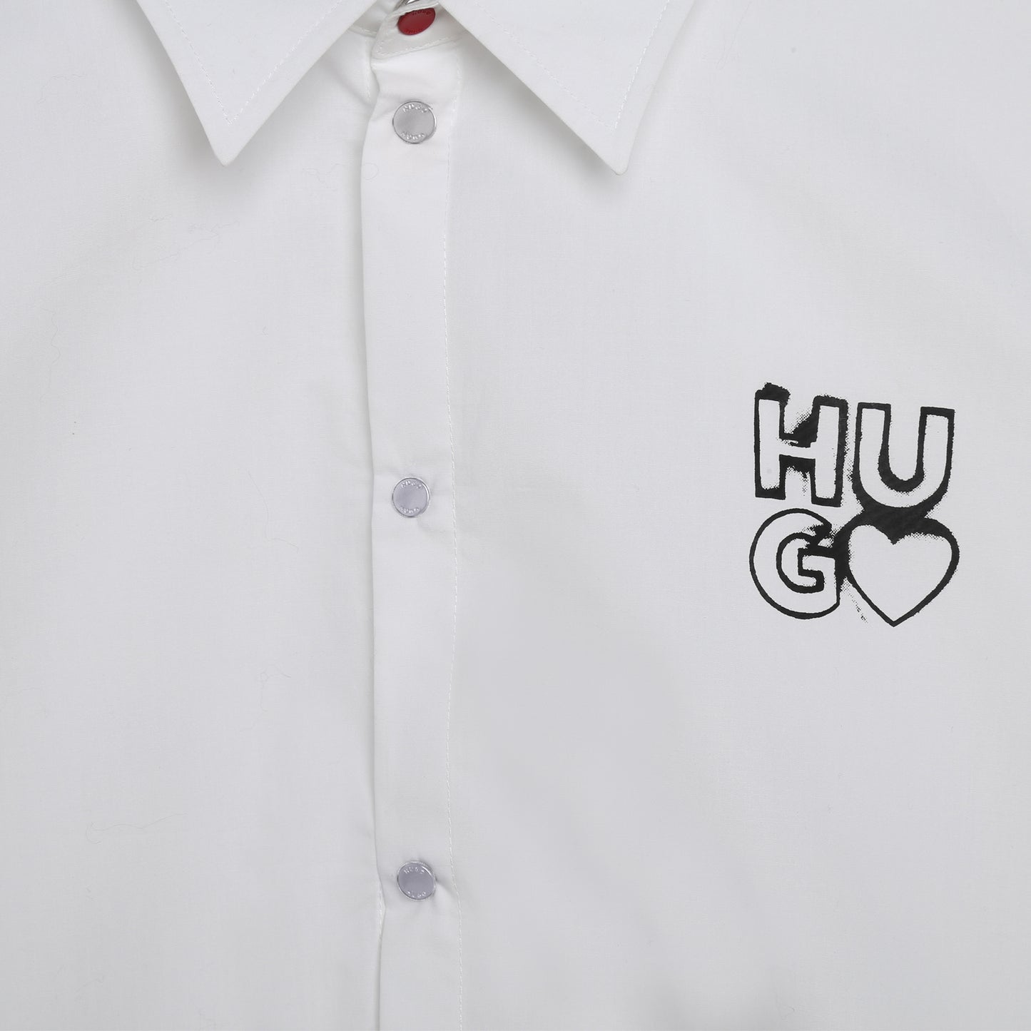 Hugo Kids Girls Long Sleeve Shirt - White | Tops & T-Shirts | Bon Bon Tresor