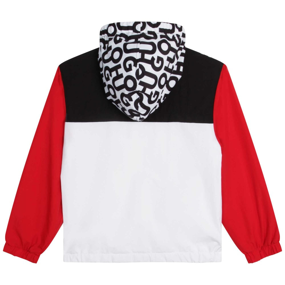 Hugo Kids Boys Hooded Windbreaker | Coats & Jackets | Bon Bon Tresor