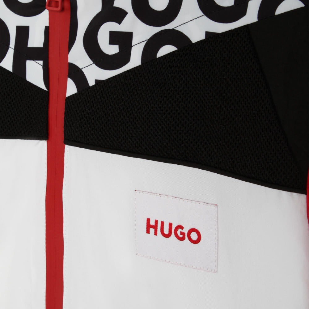 Hugo Kids Boys Hooded Windbreaker | Coats & Jackets | Bon Bon Tresor