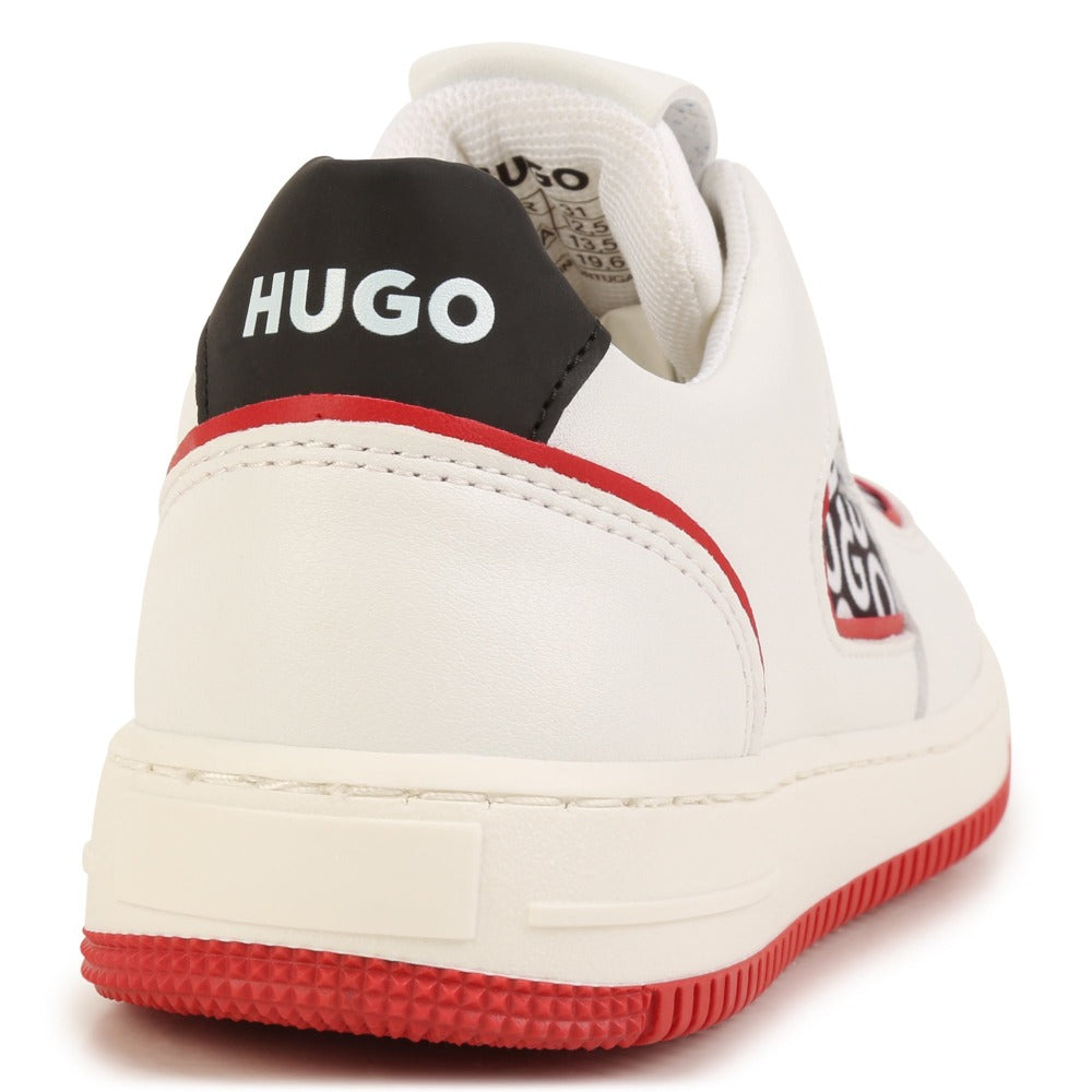 Hugo Kids Boys Trainers White | Sneakers | Bon Bon Tresor