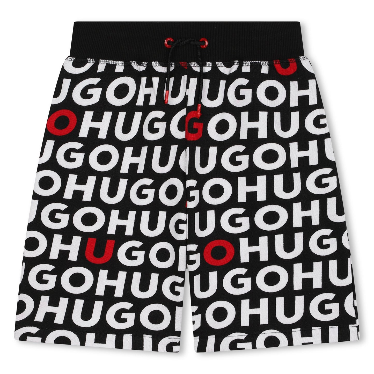 Hugo Kids Boys Monogram Shorts Black | Shorts | Bon Bon Tresor