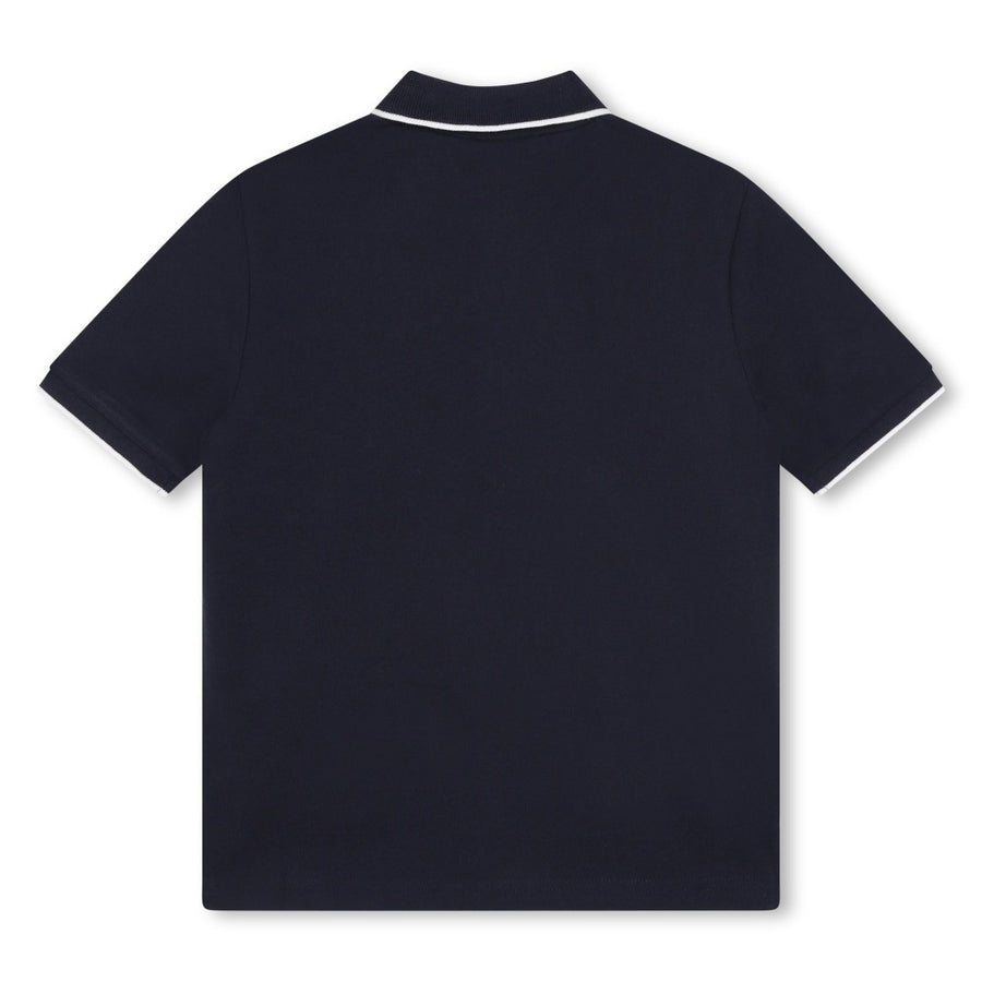 BOSS KIDSWEAR Navy Short Sleeve Polo | Tops & T-Shirts | Bon Bon Tresor