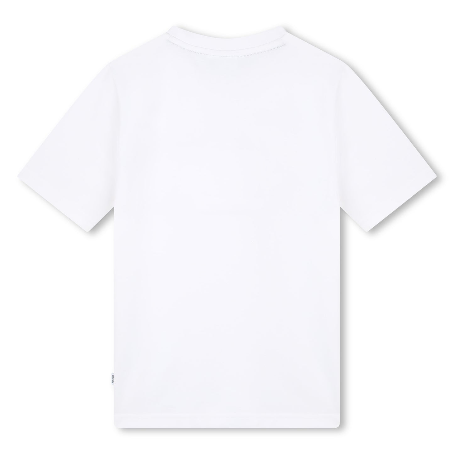 BOSS KIDSWEAR Boys White Short Sleeve Tee Shirt | Tops | Bon Bon Tresor