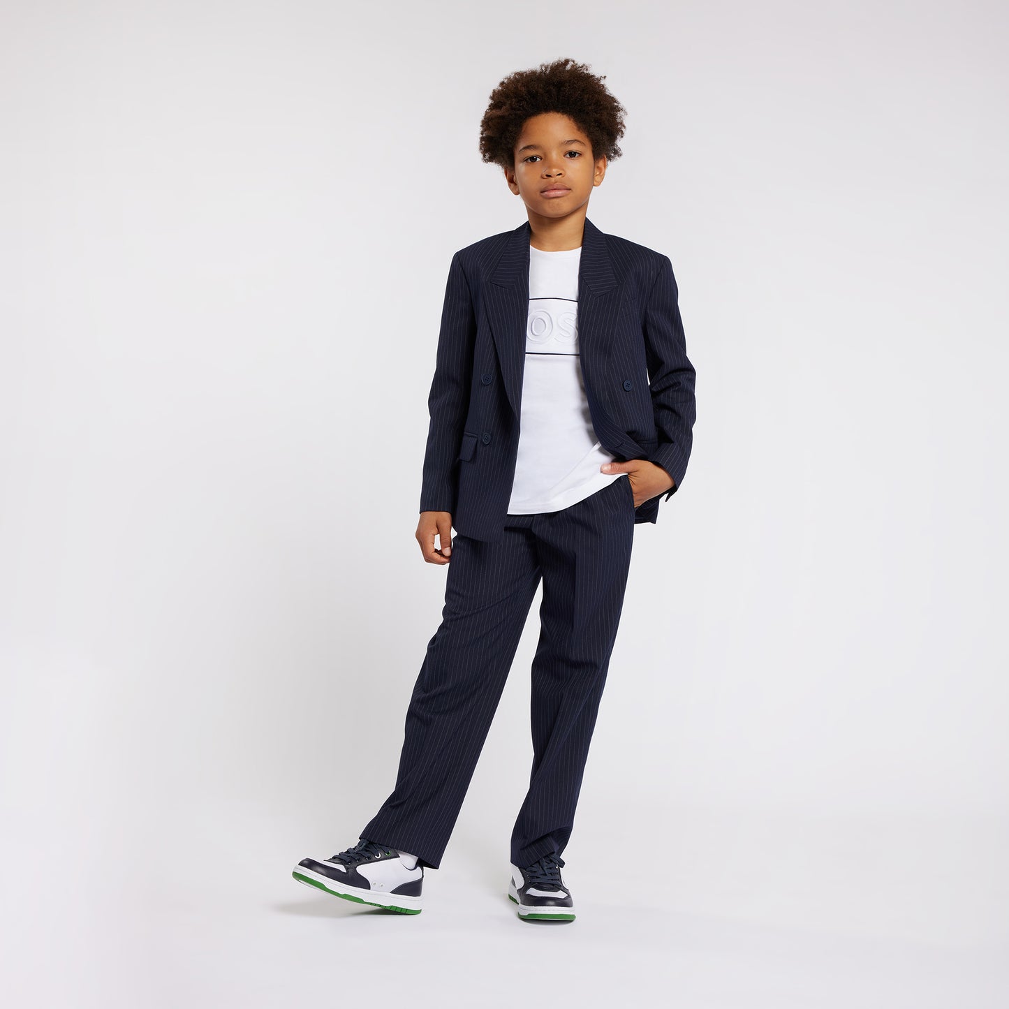 BOSS KIDSWEAR Boys White Short Sleeve Tee Shirt | Tops | Bon Bon Tresor