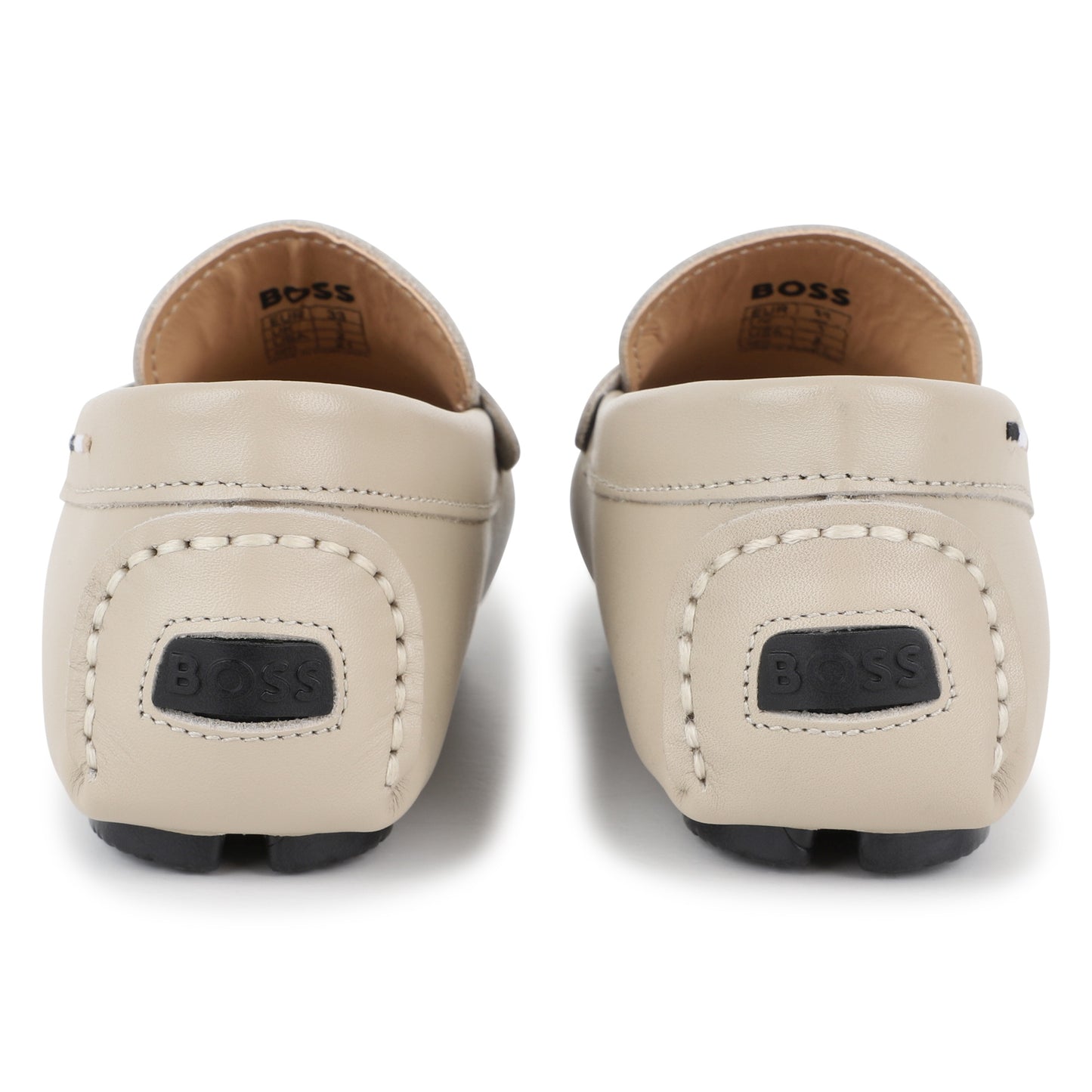 BOSS KIDSWEAR Boys Stone Leather Loafers | Moccasins & Loafers | Bon Bon Tresor