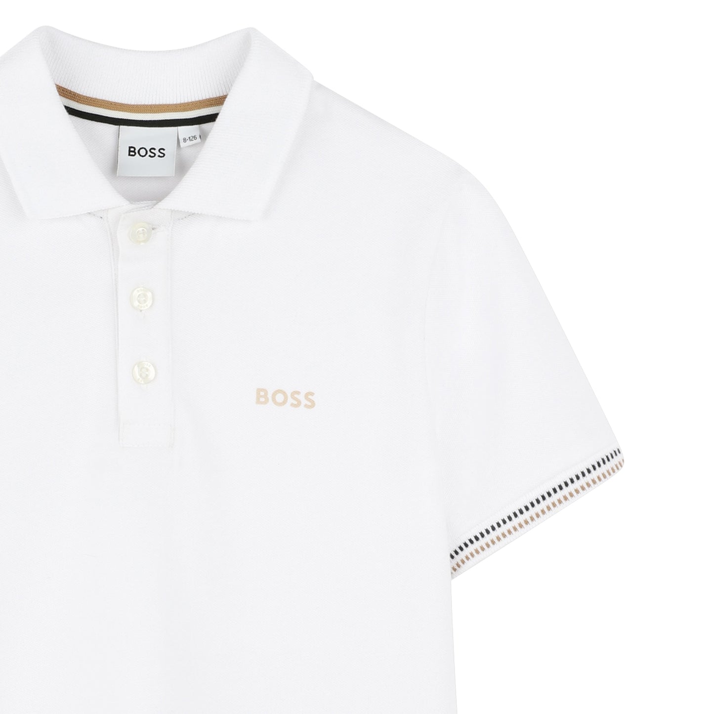 BOSS KIDSWEAR Boys Tricolour Stripe Polo Shirt | Tops & T-Shirts | Bon Bon Tresor