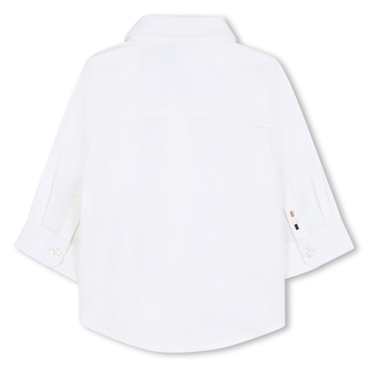 BOSS KIDSWEAR Baby Boys Long Sleeve White Cotton Shirt | Suits & Sets | Bon Bon Tresor