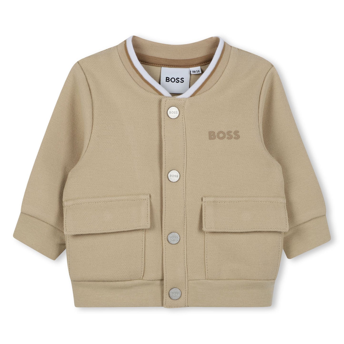 BOSS KIDSWEAR Baby Boys Beige Jogging Set Gift Box | Outfit Sets | Bon Bon Tresor