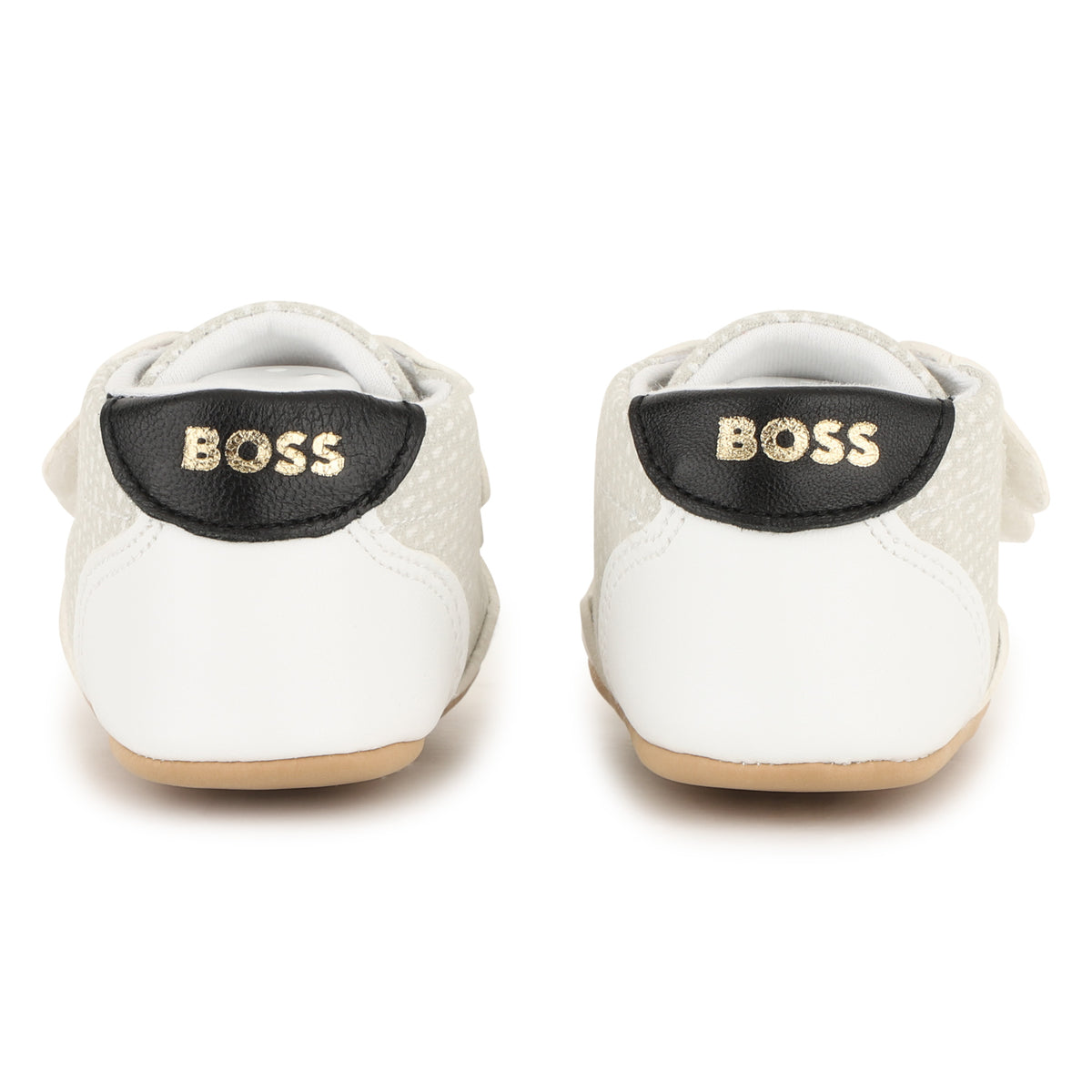 HUGO BOSS KIDS Baby Boys White Trainers Gift Box