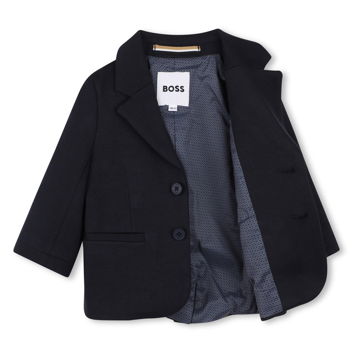 BOSS Baby Boys Marine Blue Suit Jacket | Suits & Sets | Bon Bon Tresor