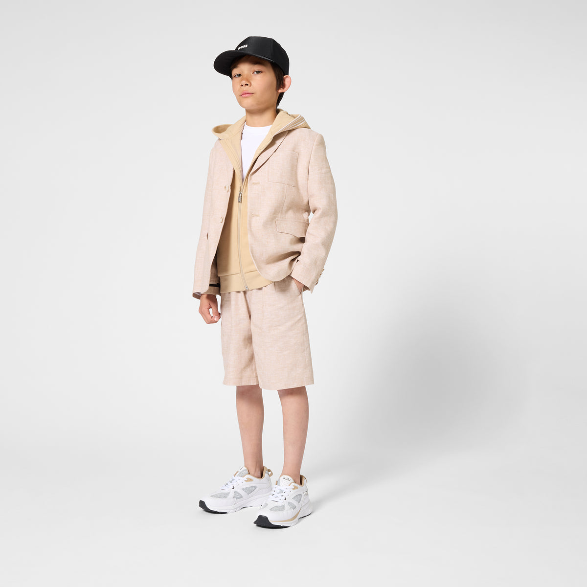 BOSS Boys Linen Suit Jacket | Suits & Sets | Bon Bon Tresor