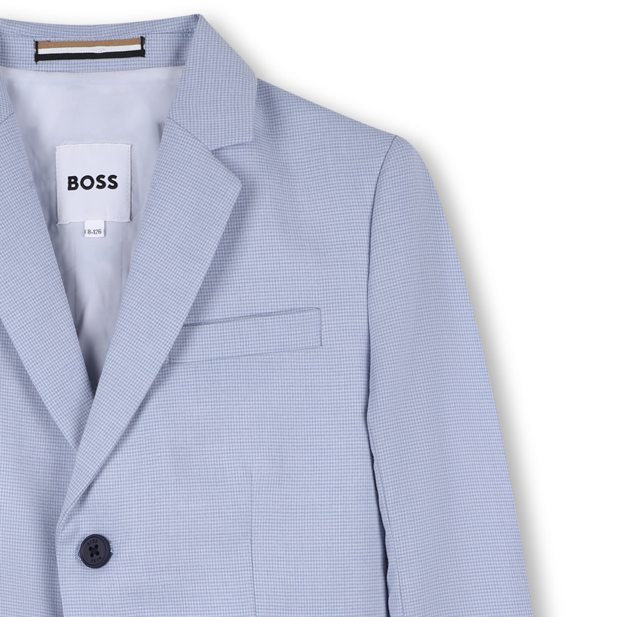 BOSS Boys Ceremonial Suit Jacket - Pewter | Suits & Sets | Bon Bon Tresor