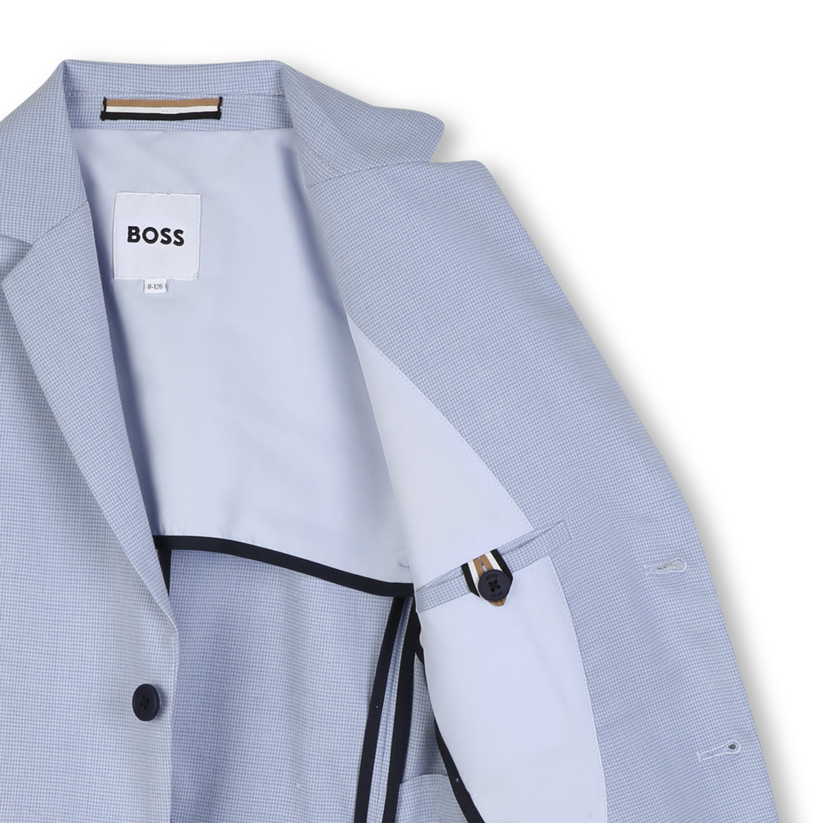BOSS Boys Ceremonial Suit Jacket - Pewter | Suits & Sets | Bon Bon Tresor