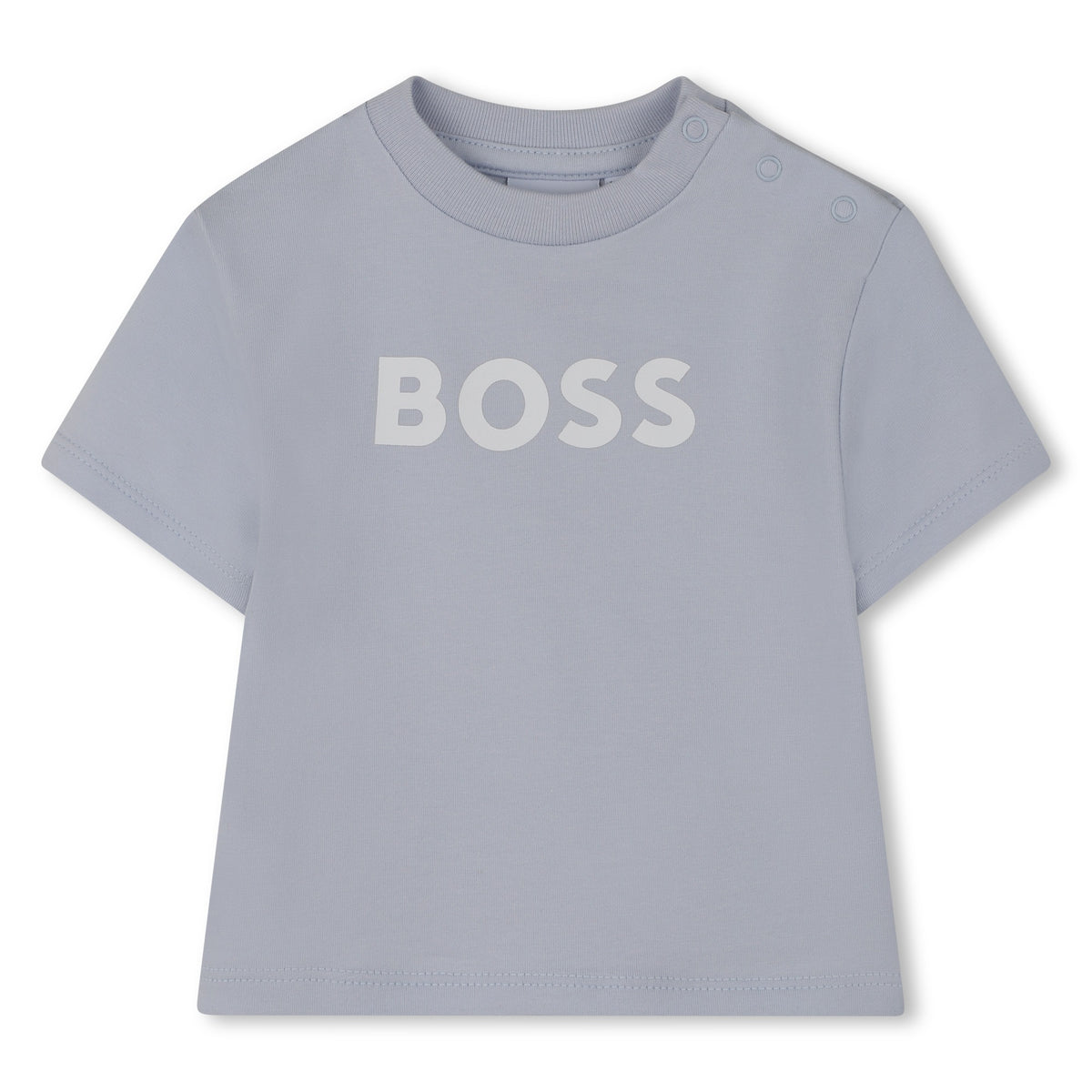 BOSS KIDS Baby Boys T-shirt and Blue Stripe Shorts Set