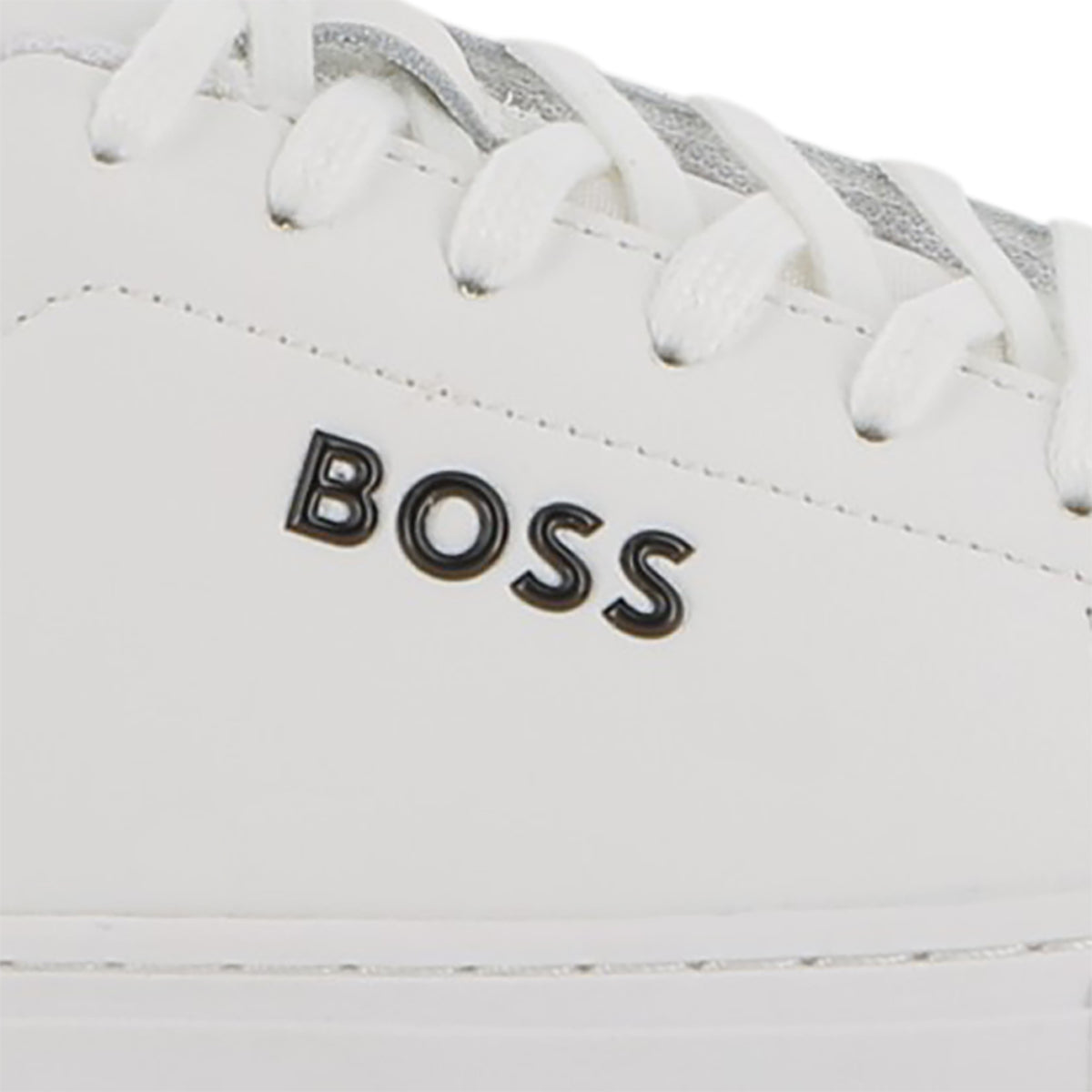 BOSS Boys White Sneakers