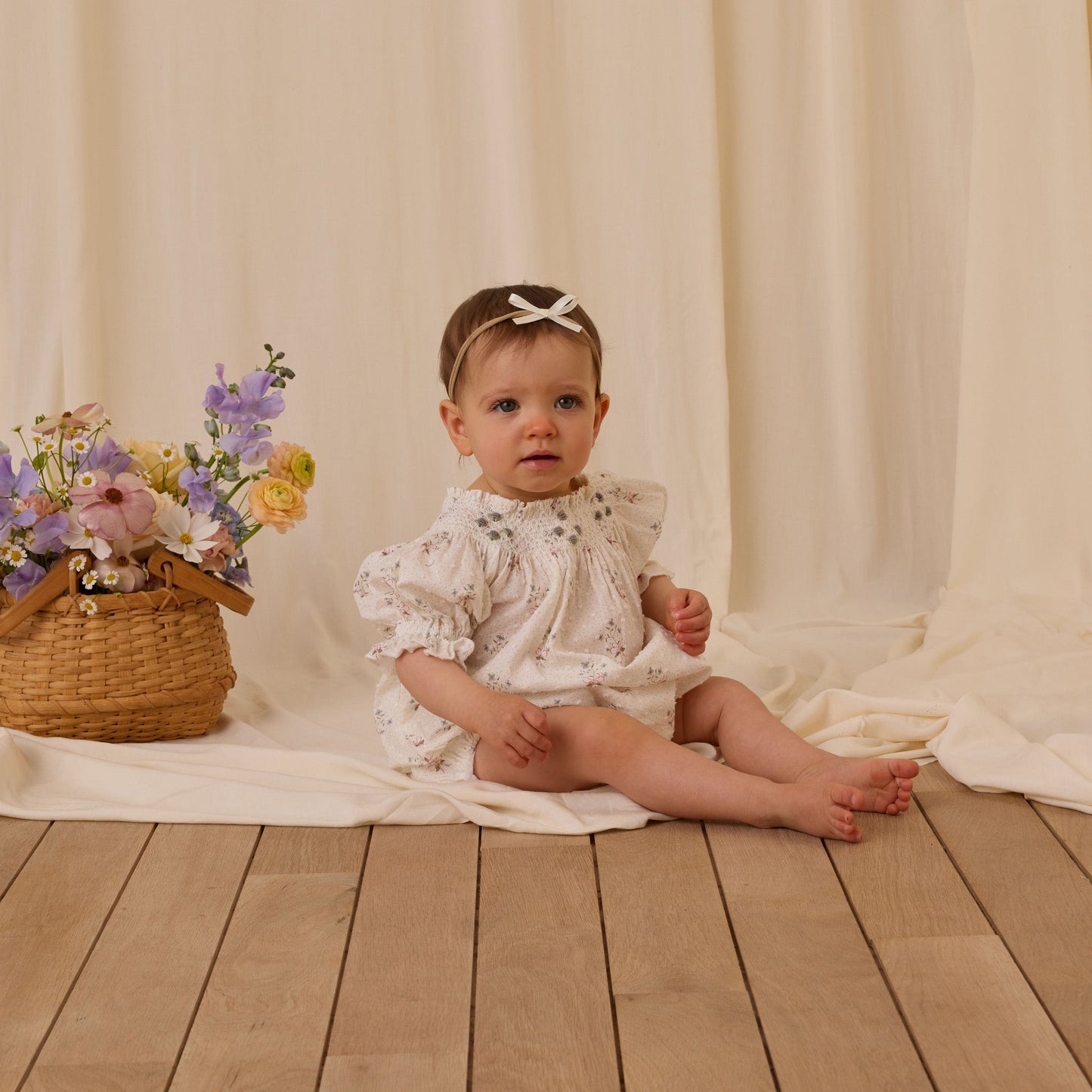 Noralee Baby Girls Maddie Romper - Bouquet | Rompers & Playsuits | Bon Bon Tresor