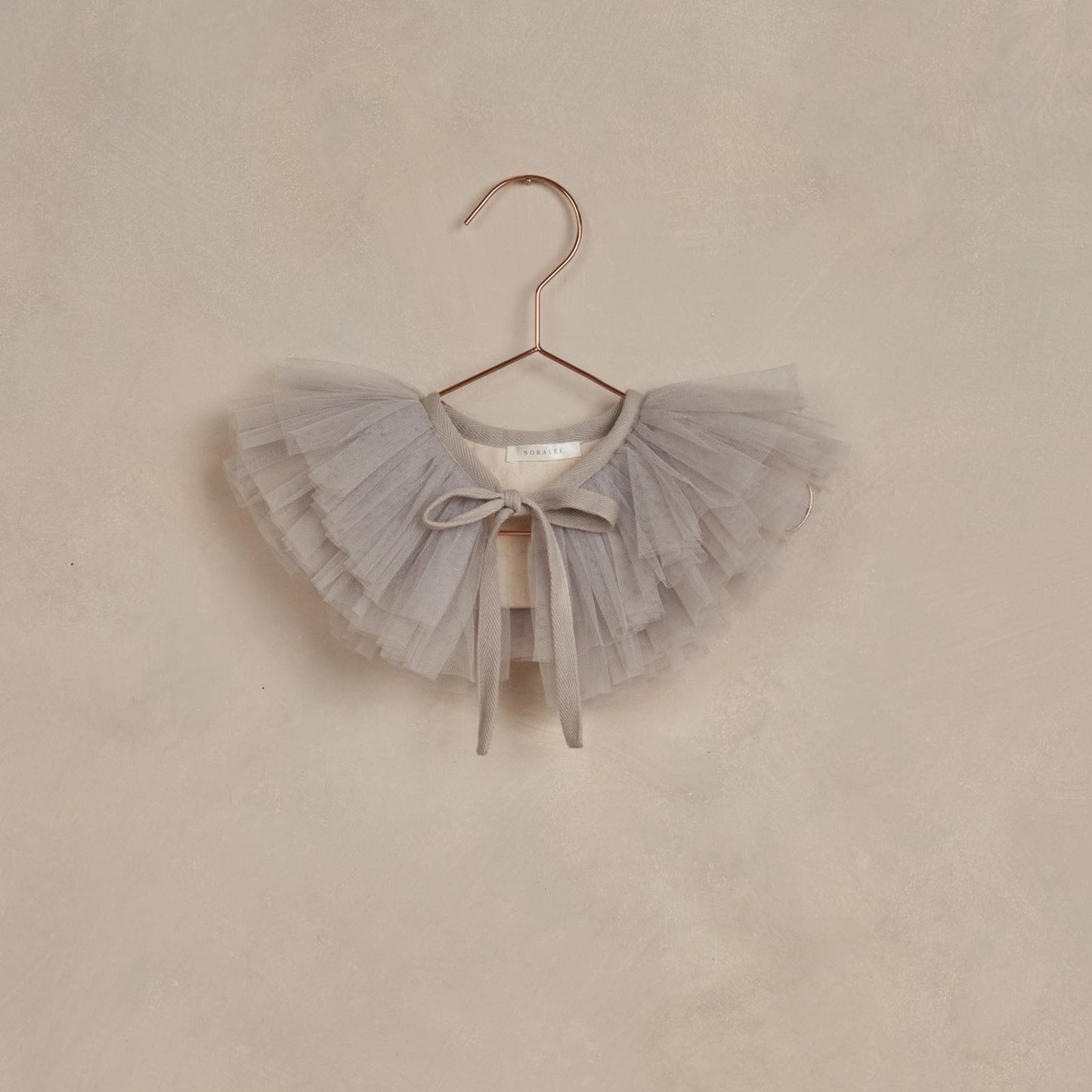 Noralee Ruffle Tulle Collar - Cloud | Coats & Jackets | Bon Bon Tresor