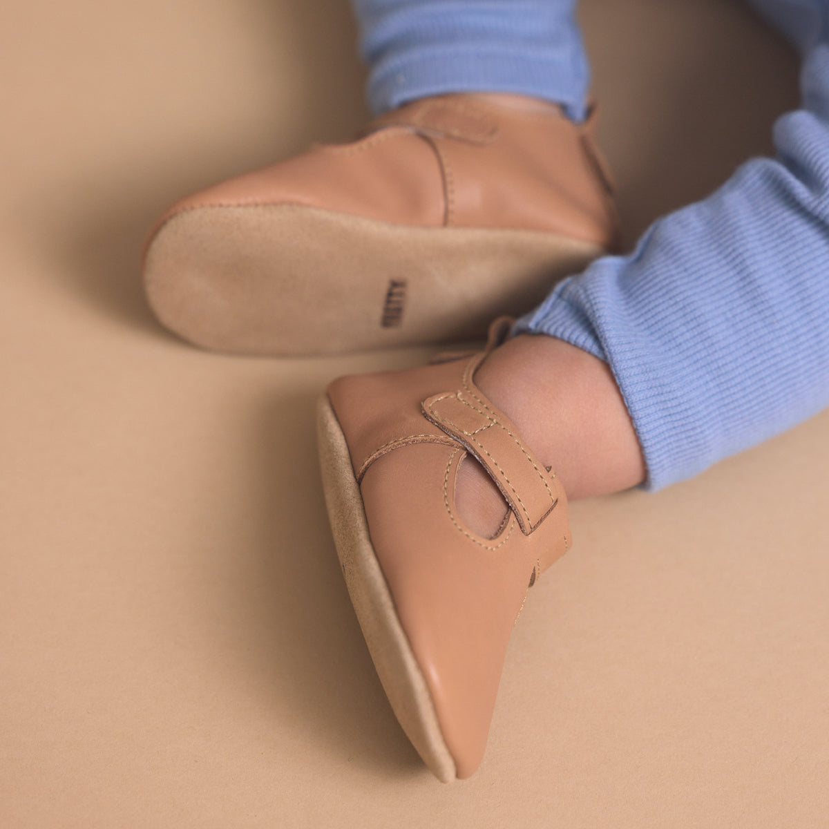 Pretty Brave Baby Boys Amsterdam Tan Shoes | Dress Shoes | Bon Bon Tresor