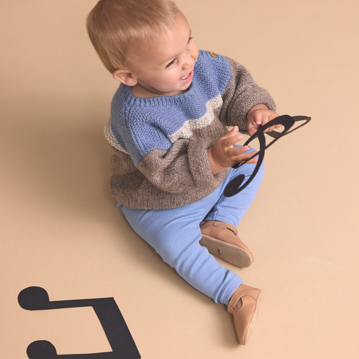 Pretty Brave Baby Boys Amsterdam Tan Shoes | Dress Shoes | Bon Bon Tresor