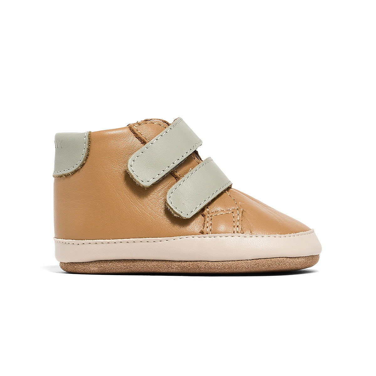 Pretty Brave Baby Hi-Top Tan/Sage | Boots | Bon Bon Tresor