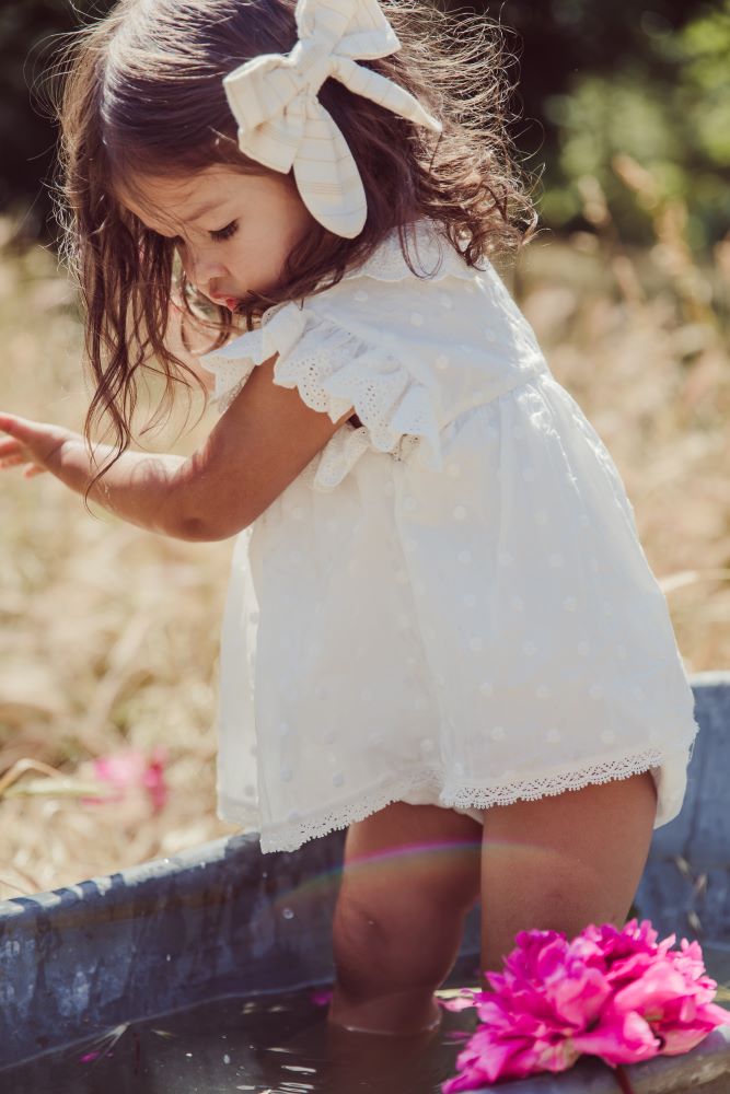 Louise Misha Anusha Romper - White | Rompers & Playsuits | Bon Bon Tresor