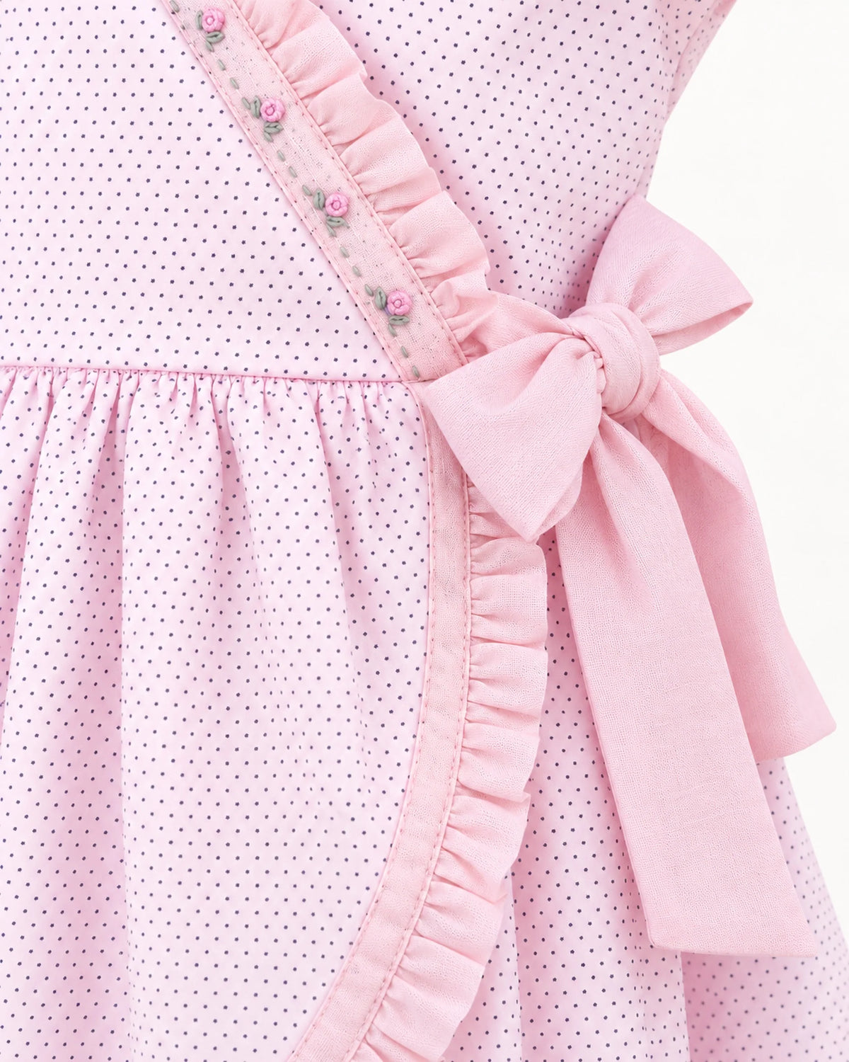 Mimi Miya Rosalia Girls Wrap Dress