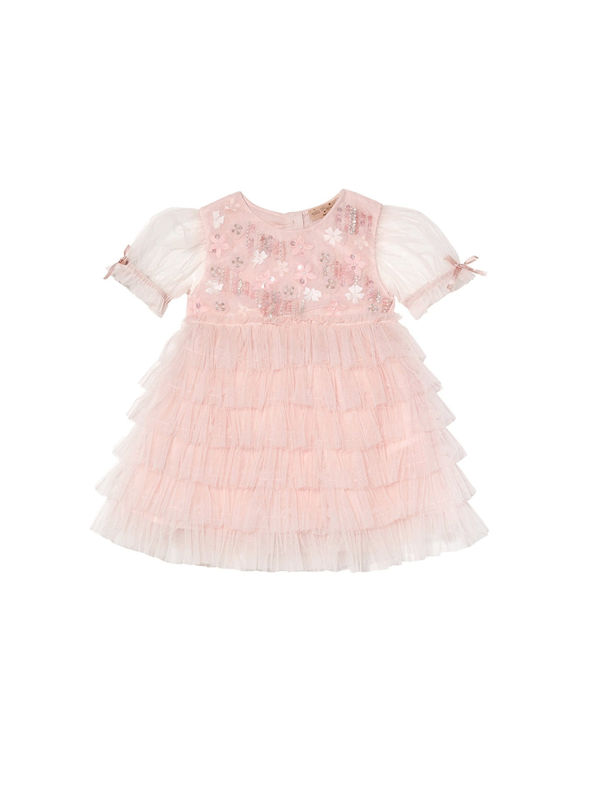Tutu Du Monde Bebe Dreamscape Tulle Dress Porcelain Pink | Party Dresses | Bon Bon Tresor