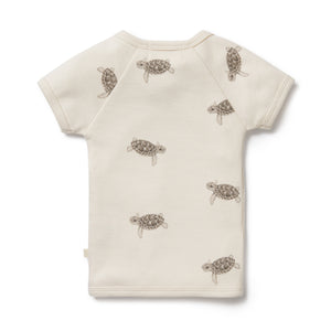 Wilson and Frenchy Organic Organic Kimono Top Tiny Turtle | Tops & T-Shirts | Bon Bon Tresor
