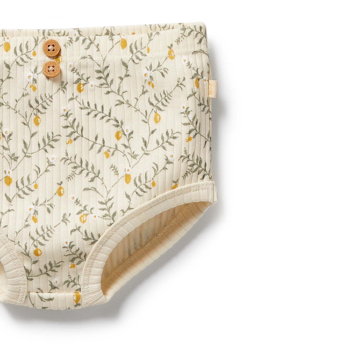 Wilson and Frenchy Lemon Leaf Organic Dress Set | Outfit Sets | Bon Bon Tresor