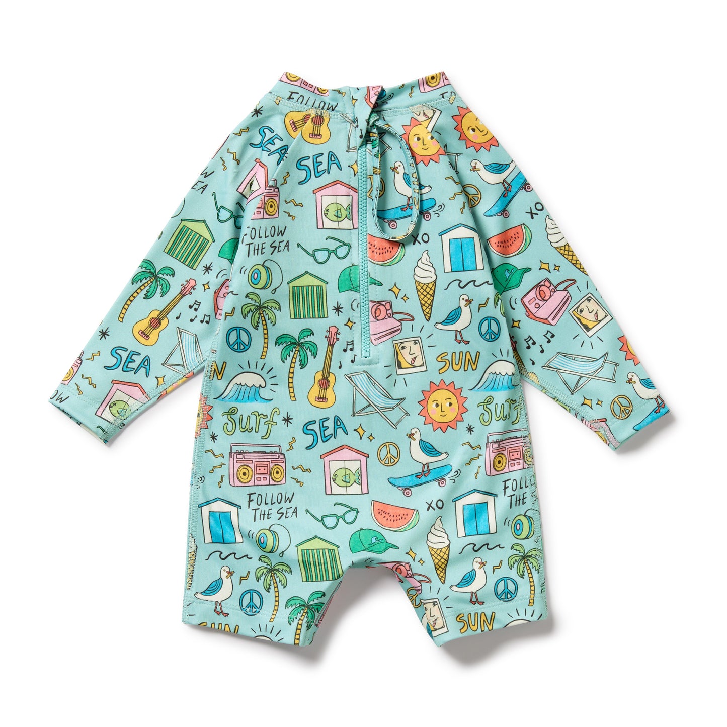 Wilson and Frenchy Boys Sun Surf & Sea One Piece Boyleg Swimsuit | Swimwear | Bon Bon Tresor