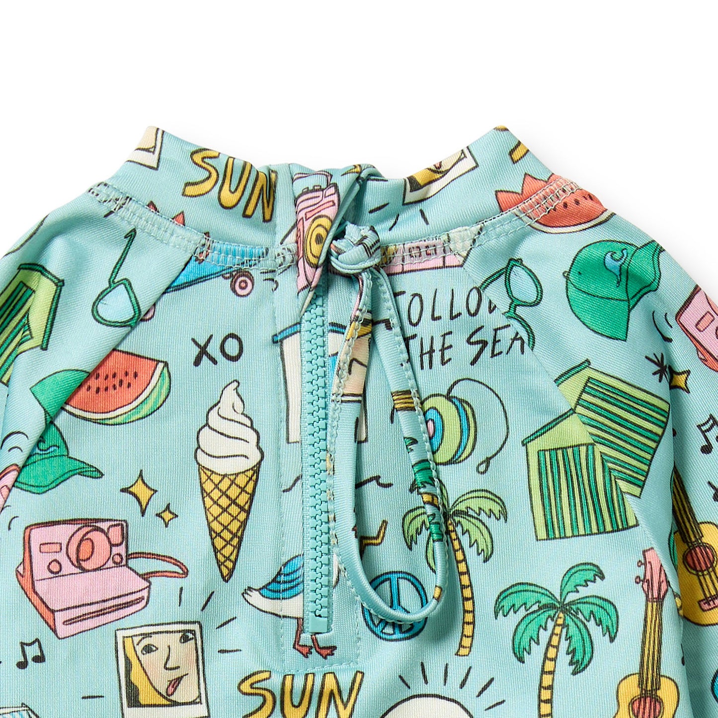 Wilson and Frenchy Sun Surf & Sea Rashie Swim Set | Swimwear | Bon Bon Tresor