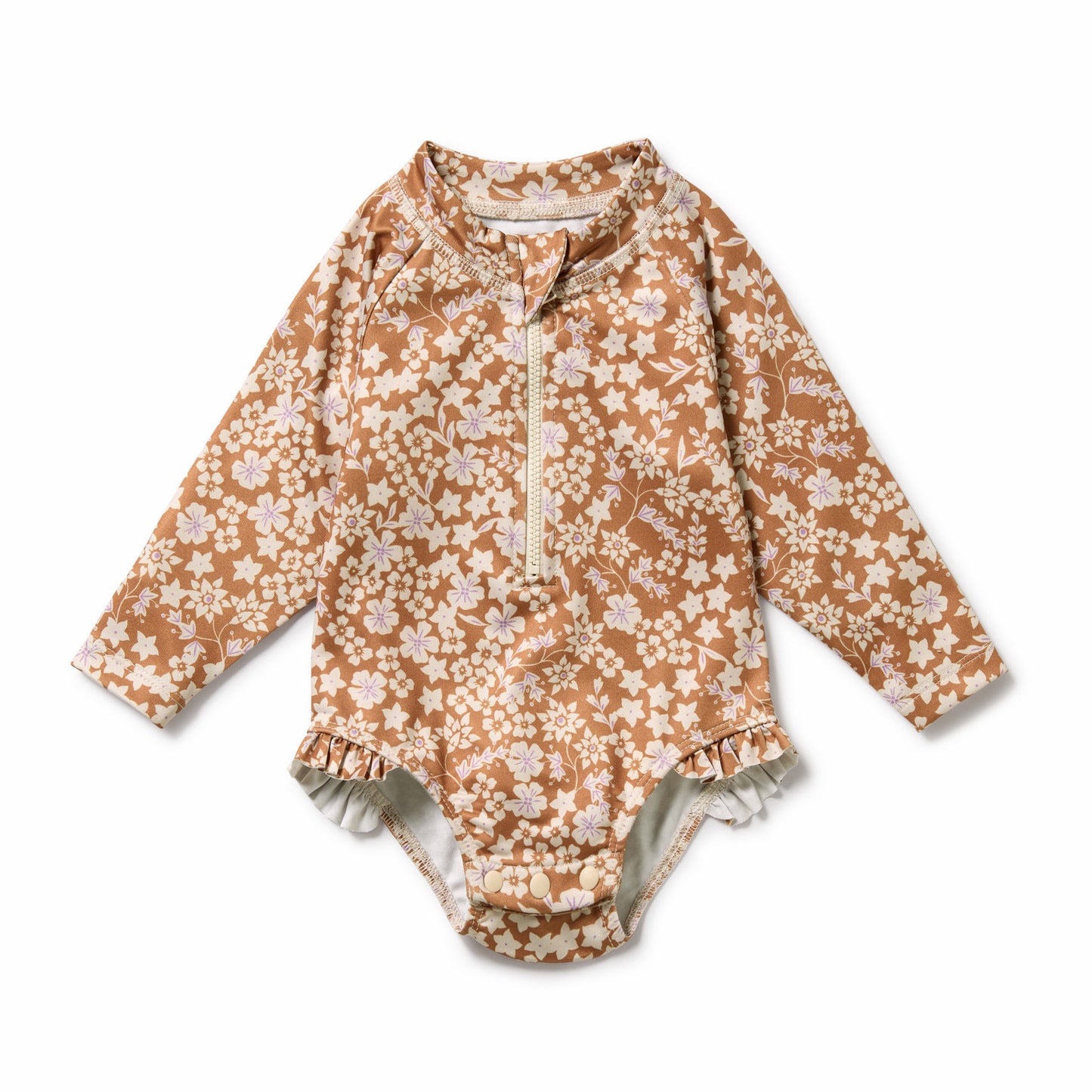 Wilson and Frenchy Hazel Floral Long Sleeved Swimsuit | Swimwear | Bon Bon Tresor