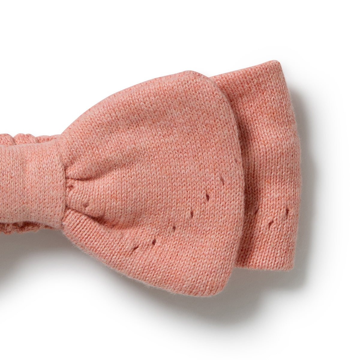 Wilson and Frenchy Organic Knitted Pointelle Headband - Pink Petal | Hair Accessories | Bon Bon Tresor