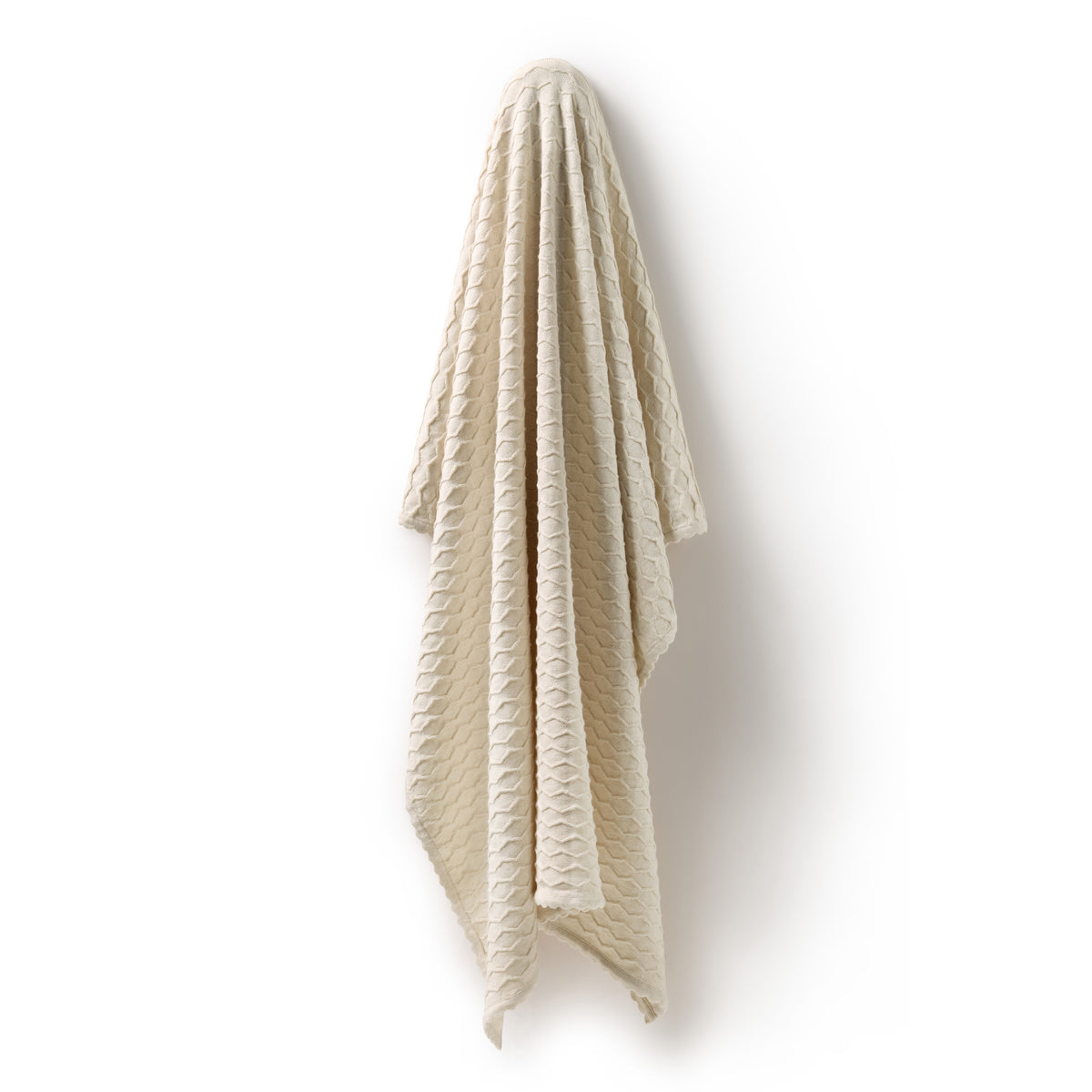 Wilson and Frenchy Milk Cloud Organic Knitted Chevron Blanket | Blankets | Bon Bon Tresor