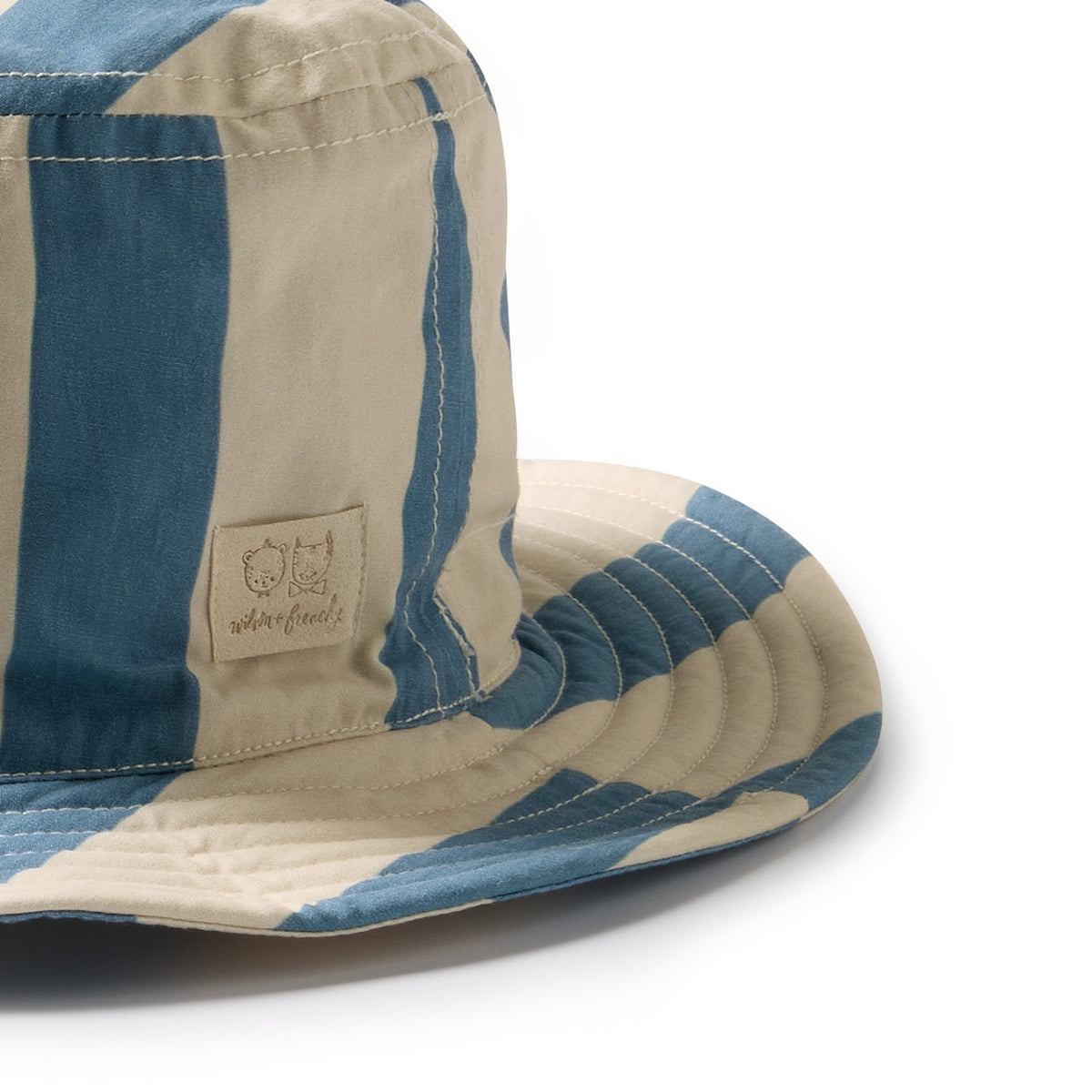 Wilson and Frenchy Ocean Stripe Sun Hat | Hats | Bon Bon Tresor