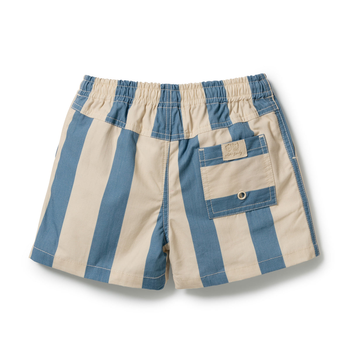 Wilson and Frenchy Boys Ocean Stripe Swim Board Short | Swimwear | Bon Bon Tresor
