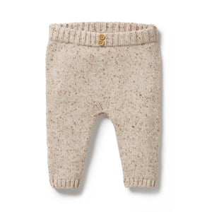 Wilson and Frenchy Knitted Legging - Almond Fleck | Pants & Shorts | Bon Bon Tresor