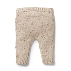 Wilson and Frenchy Knitted Legging - Almond Fleck | Pants & Shorts | Bon Bon Tresor
