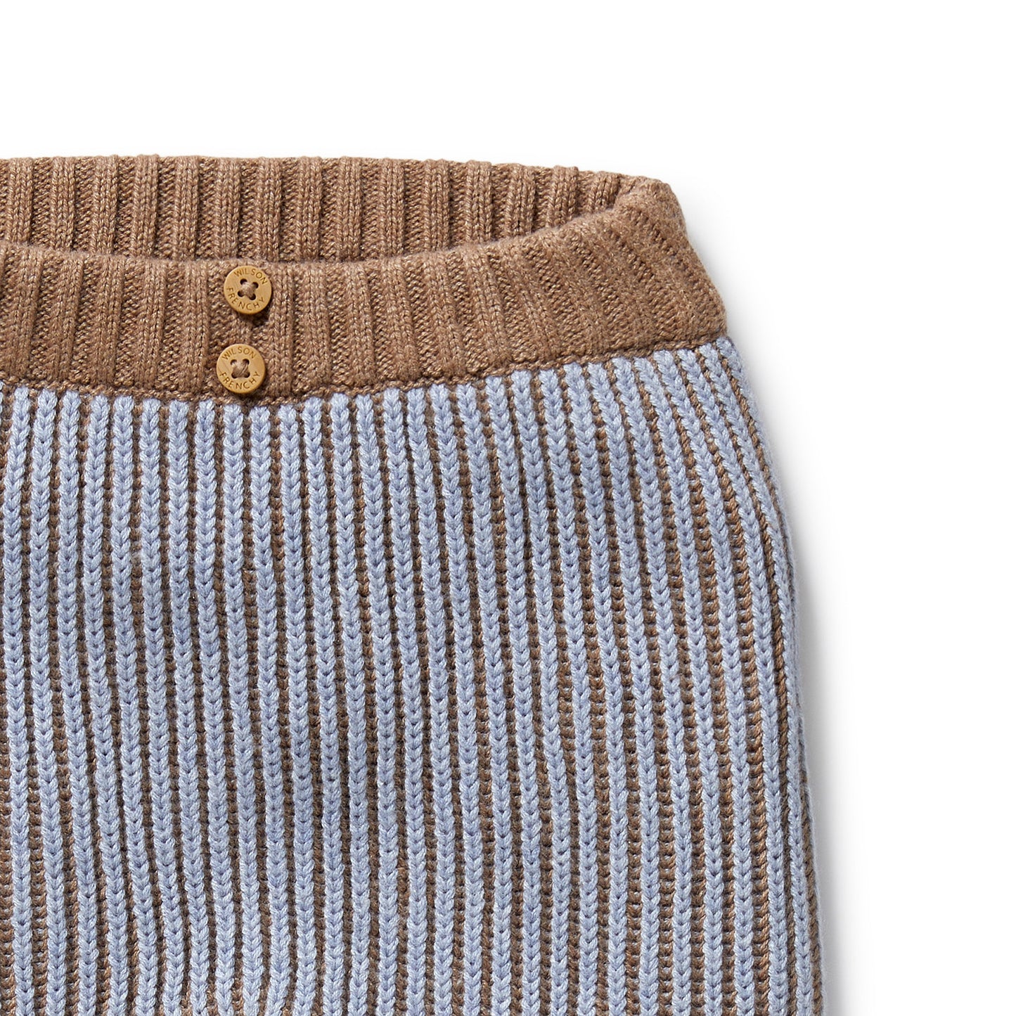 Wilson and Frenchy Organic Knitted Legging - Coco Blue Speckle | Leggings | Bon Bon Tresor