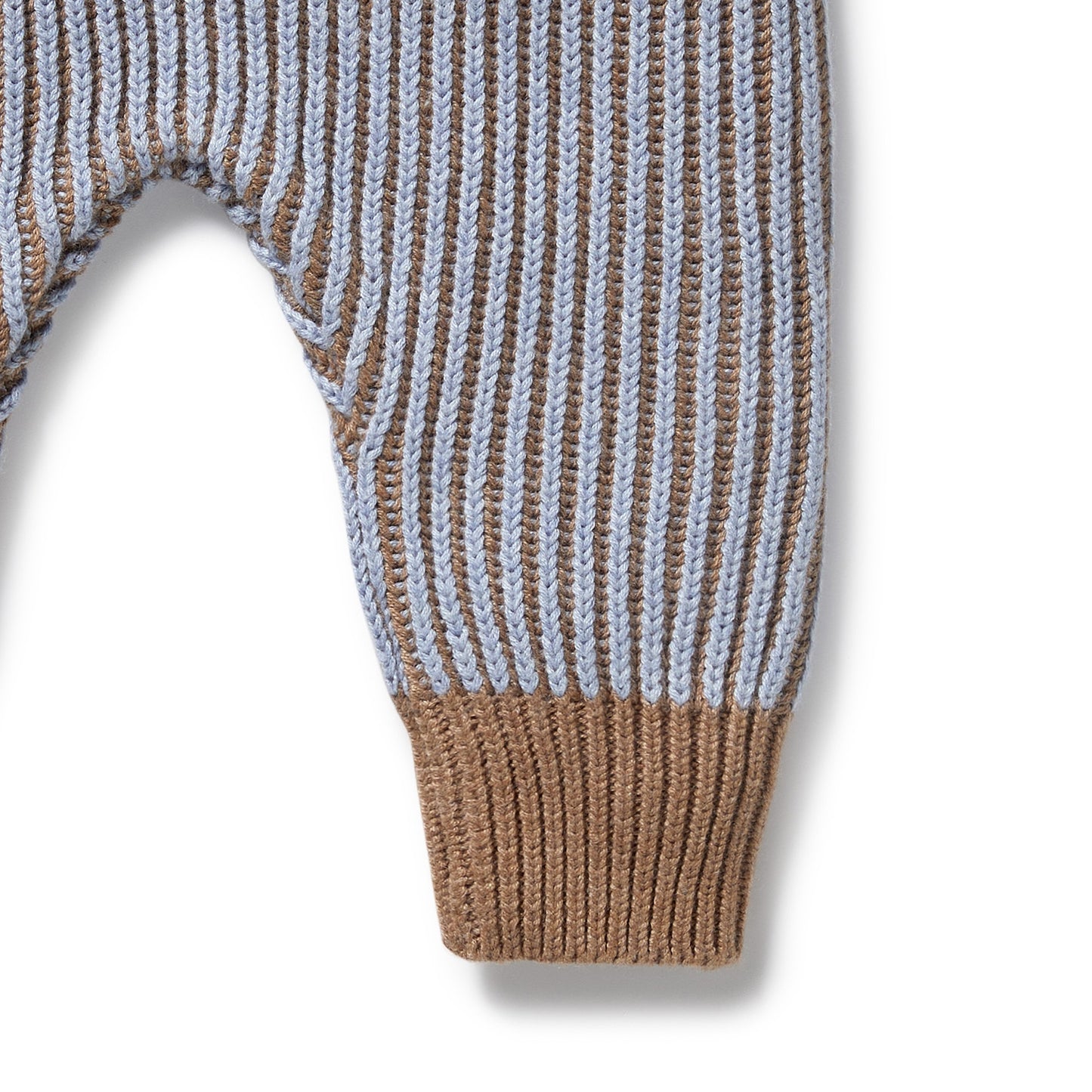 Wilson and Frenchy Organic Knitted Legging - Coco Blue Speckle | Leggings | Bon Bon Tresor